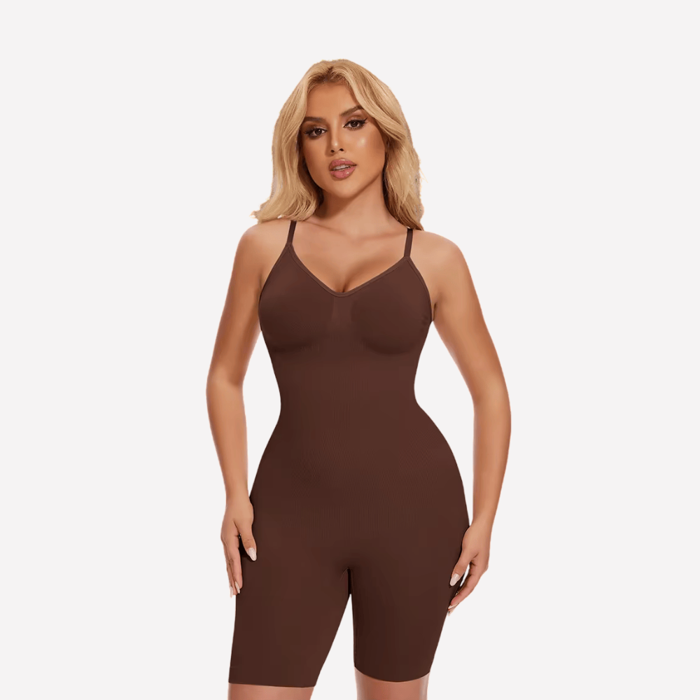 Tummy Control Bodysuit with Strap