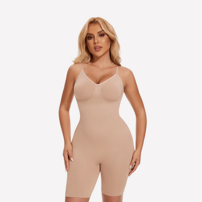 Tummy Control Bodysuit with Strap